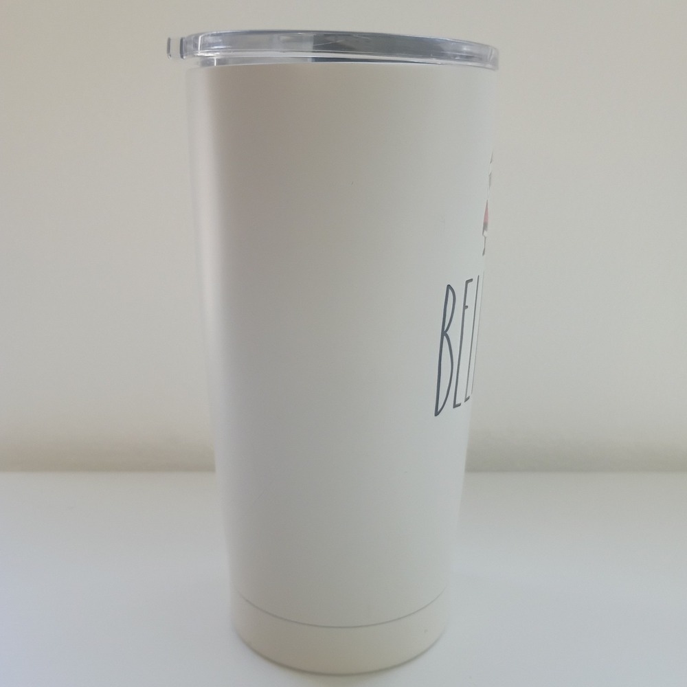 Rae Dunn BELIEVE SANTA Stainless Steel Insulated Travel TUMBLER 17oz Christmas - Picture 2 of 7